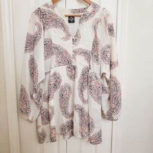 Boho Paisley Blouse Longsleeve